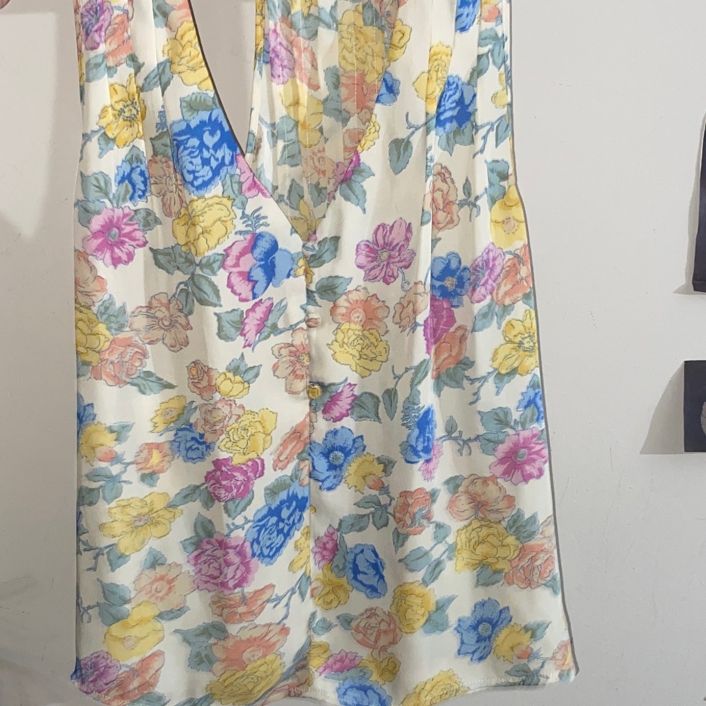Floral Sleeveless Tank Top